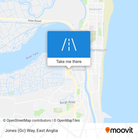 Jones (Gc) Way map