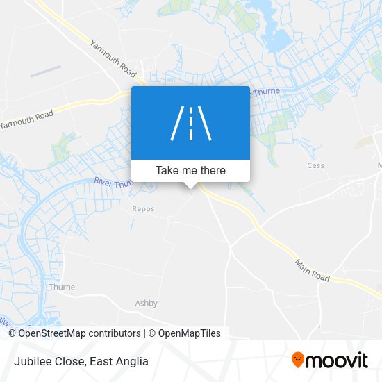 Jubilee Close map