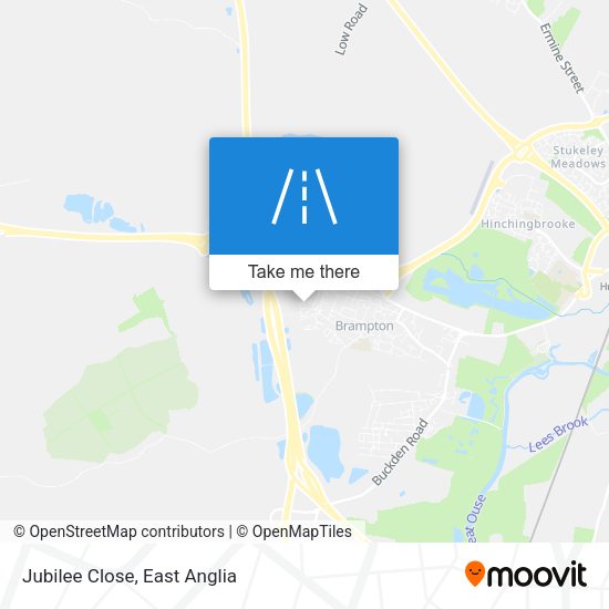 Jubilee Close map