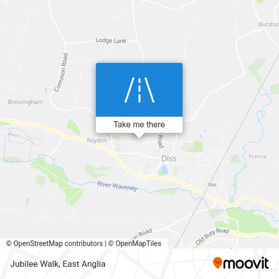 Jubilee Walk map