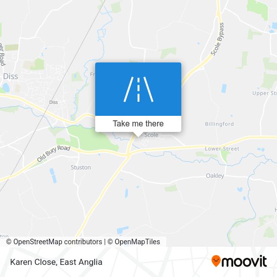 Karen Close map