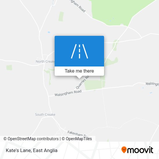 Kate's Lane map
