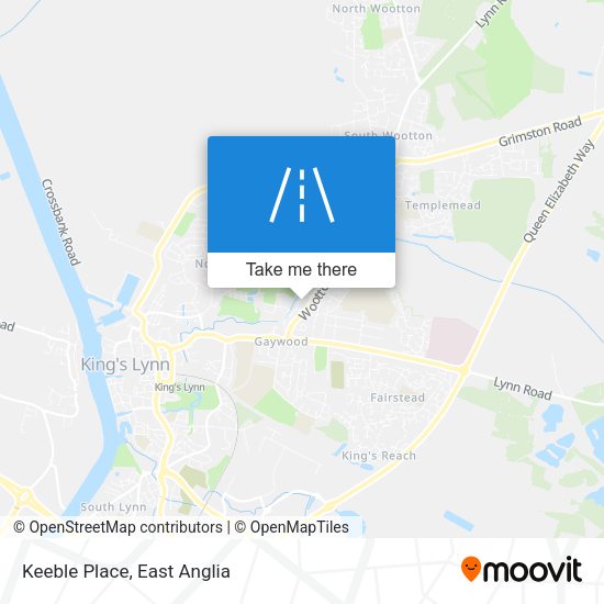 Keeble Place map