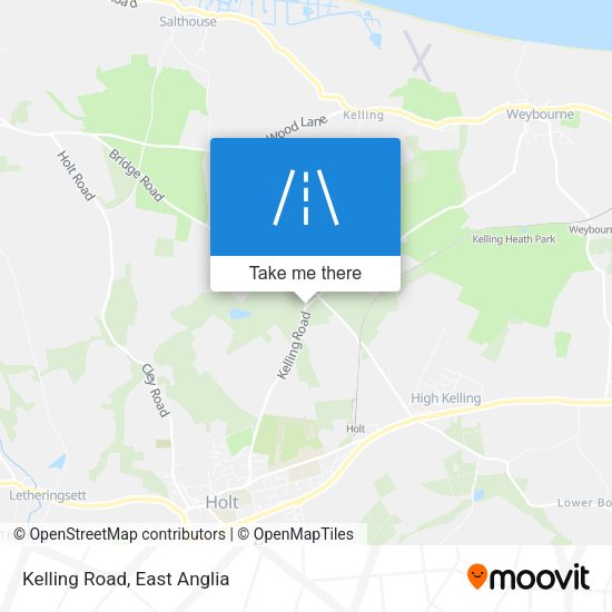Kelling Road map