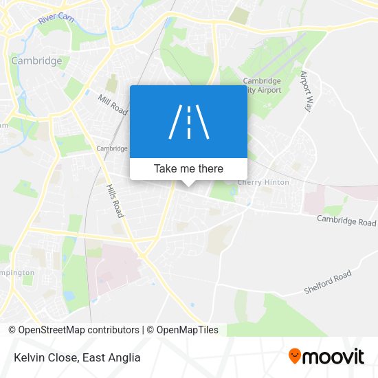 Kelvin Close map