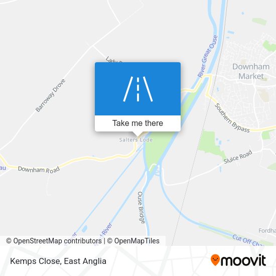 Kemps Close map