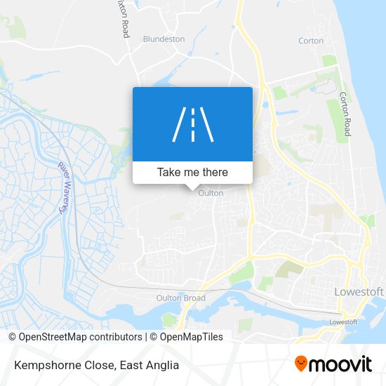 Kempshorne Close map