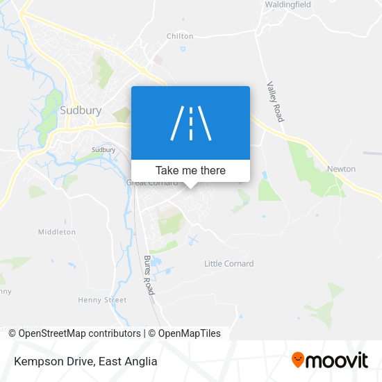 Kempson Drive map