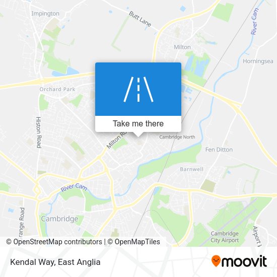 Kendal Way map