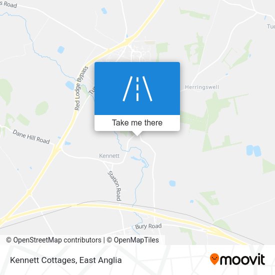 Kennett Cottages map