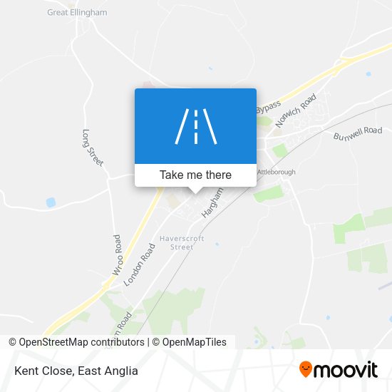Kent Close map