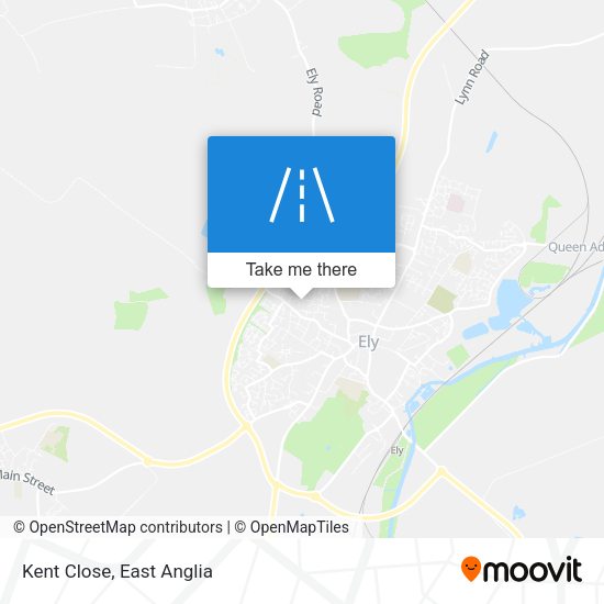 Kent Close map