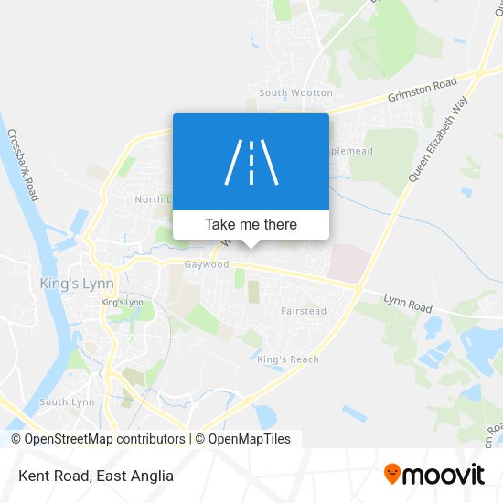 Kent Road map