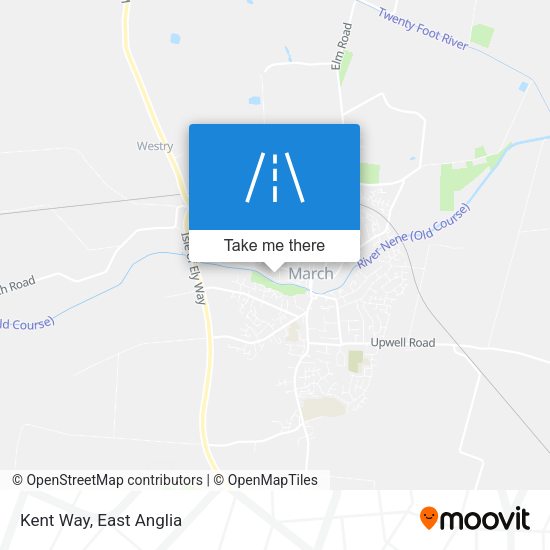 Kent Way map