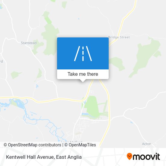 Kentwell Hall Avenue map