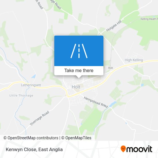 Kenwyn Close map