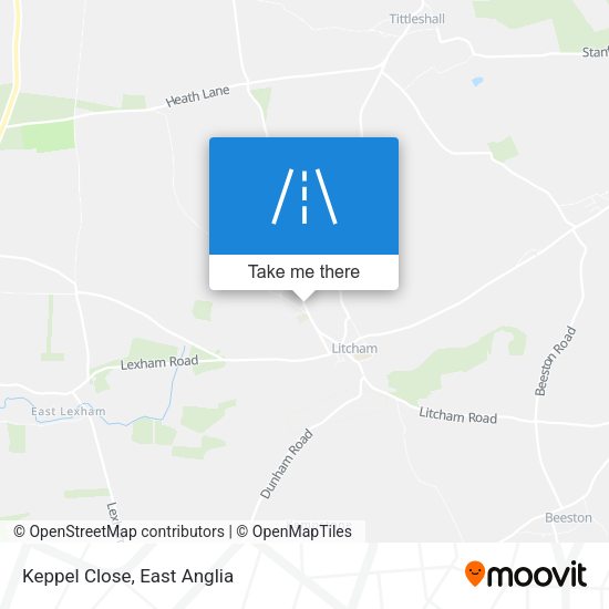 Keppel Close map