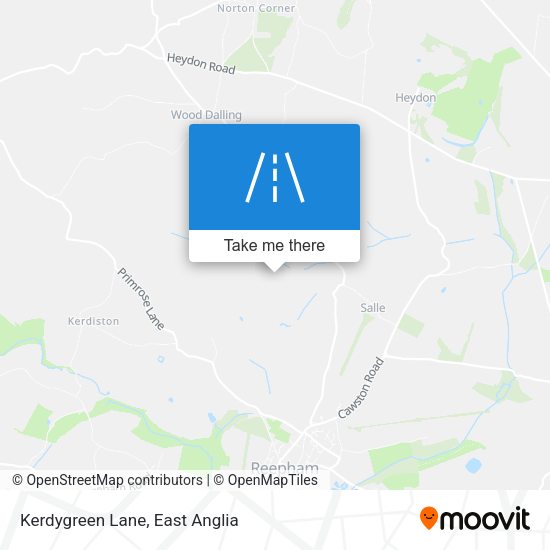Kerdygreen Lane map