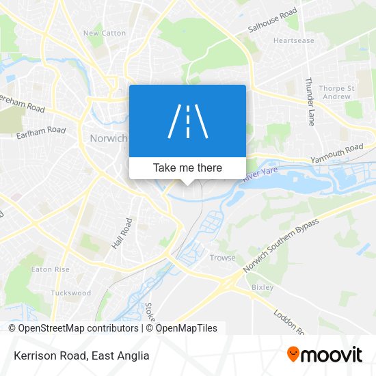 Kerrison Road map