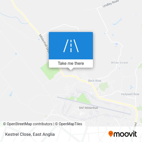 Kestrel Close map