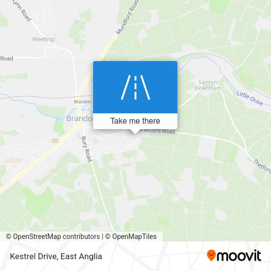 Kestrel Drive map