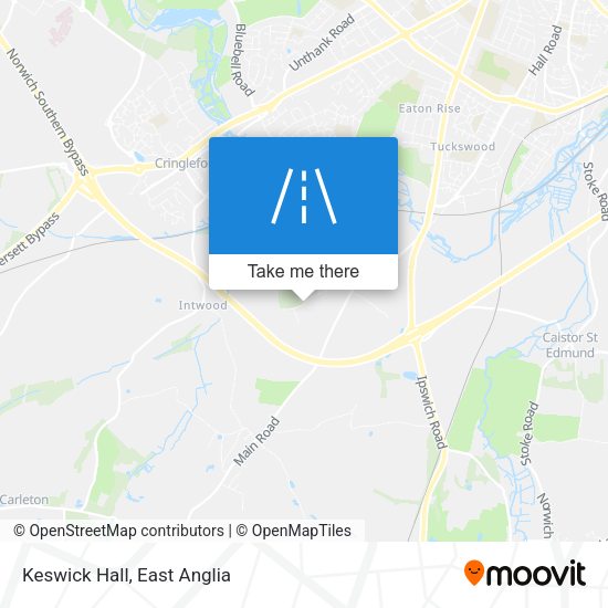 Keswick Hall map