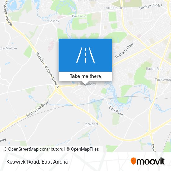 Keswick Road map