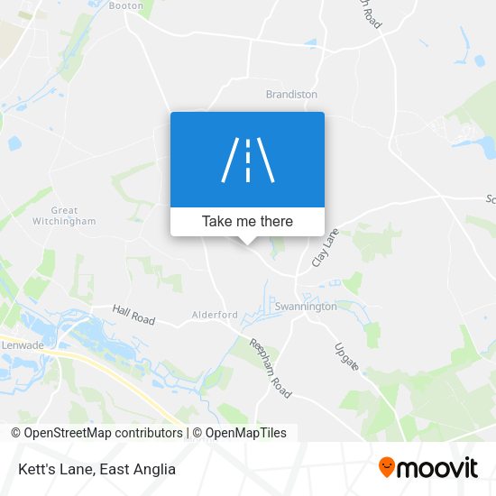 Kett's Lane map