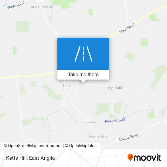 Ketts Hill map