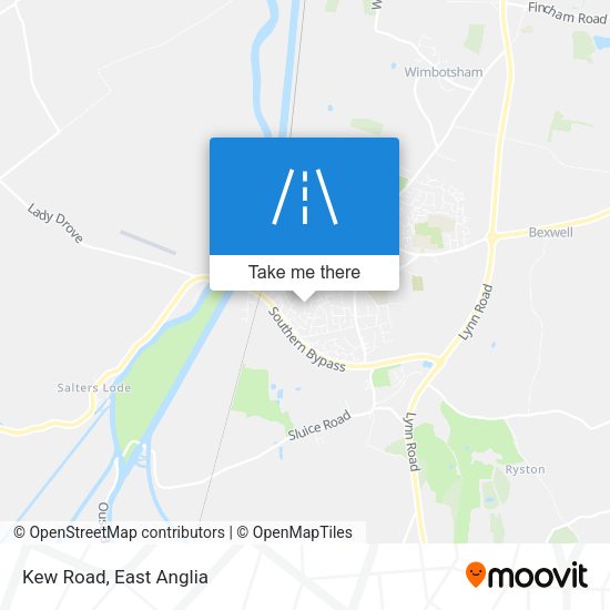 Kew Road map