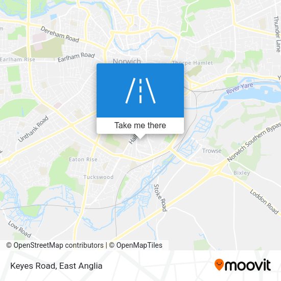 Keyes Road map