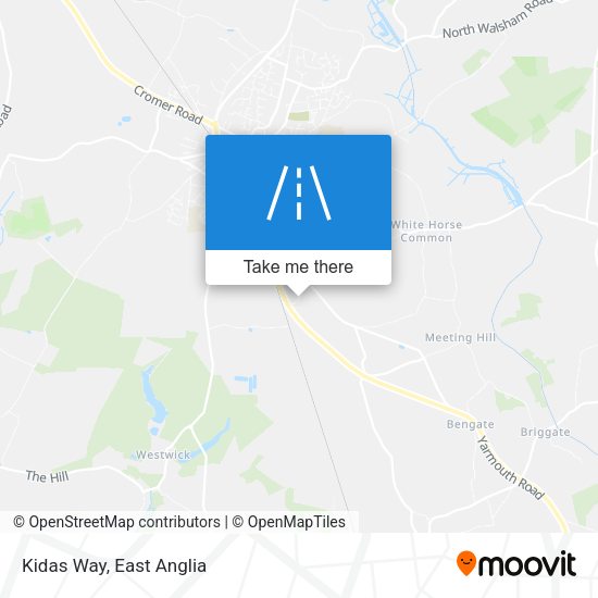 Kidas Way map