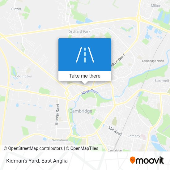 Kidman's Yard map