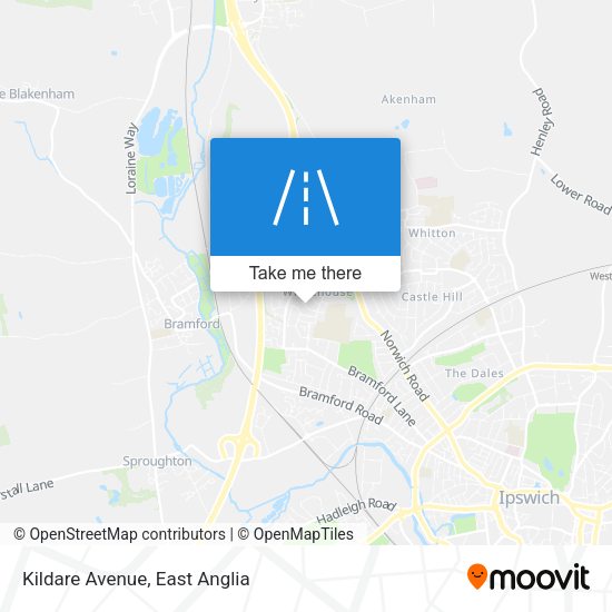 Kildare Avenue map