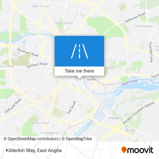 Kilderkin Way map