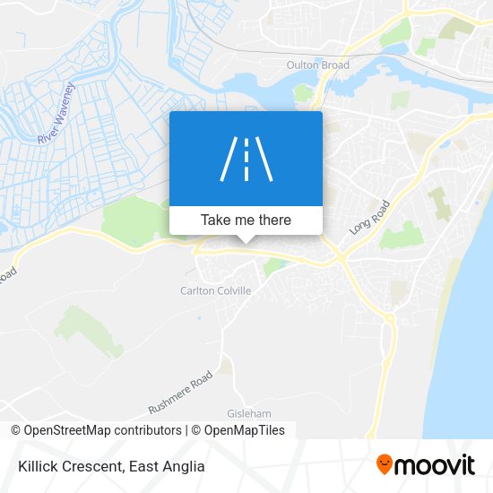 Killick Crescent map