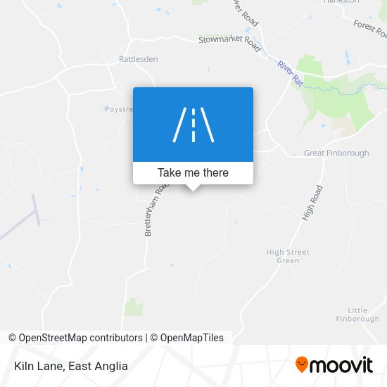 Kiln Lane map