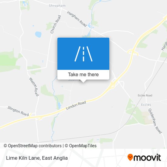 Lime Kiln Lane map