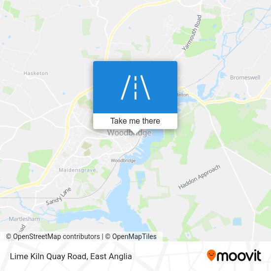 Lime Kiln Quay Road map