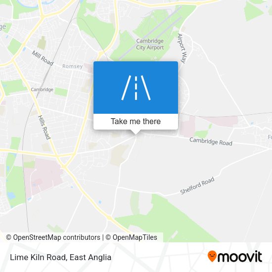 Lime Kiln Road map