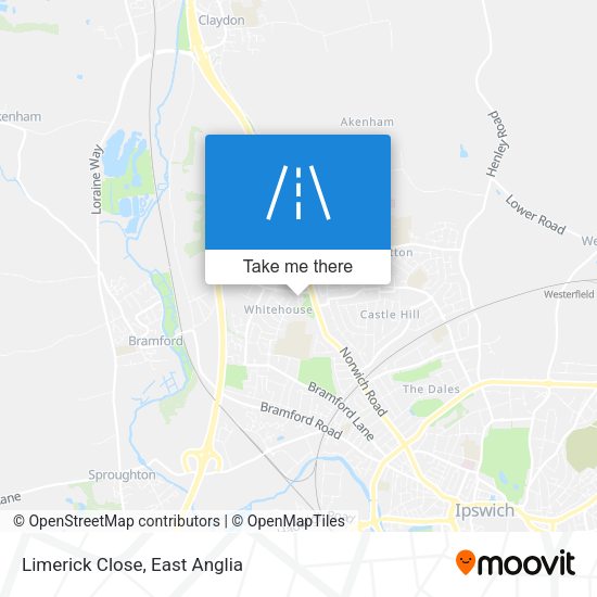 Limerick Close map