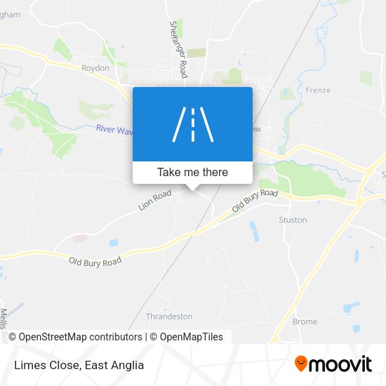 Limes Close map