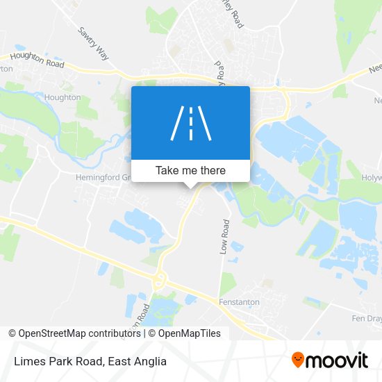 Limes Park Road map