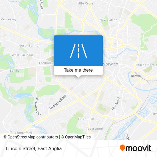 Lincoln Street map