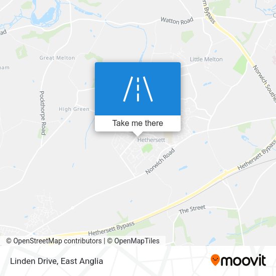 Linden Drive map