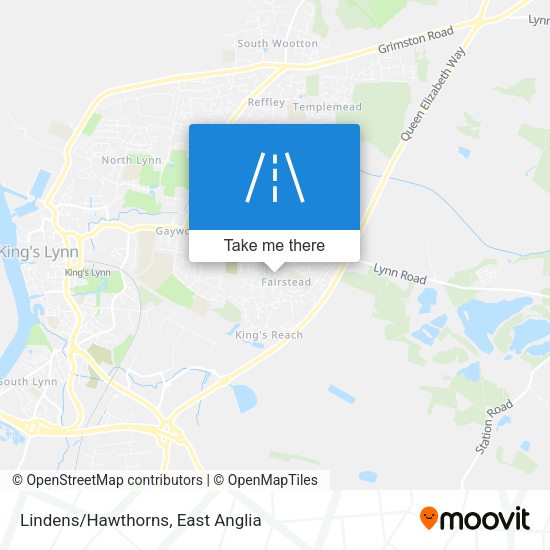 Lindens/Hawthorns map