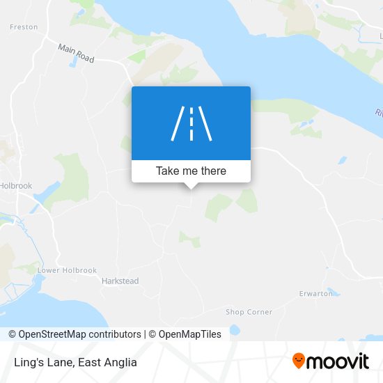 Ling's Lane map