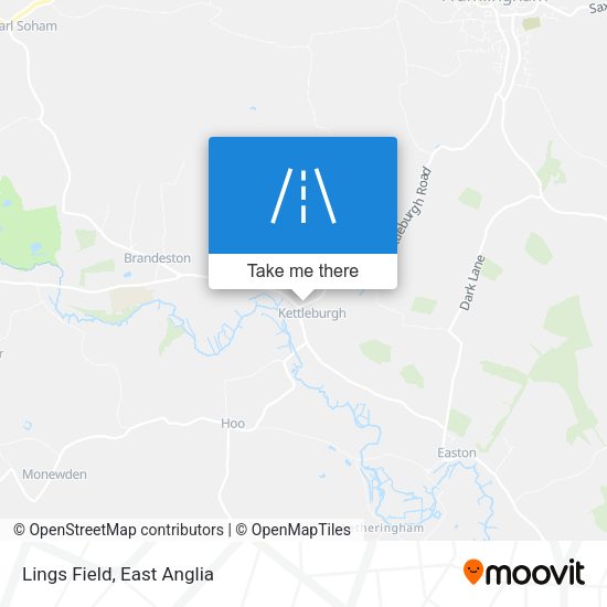Lings Field map