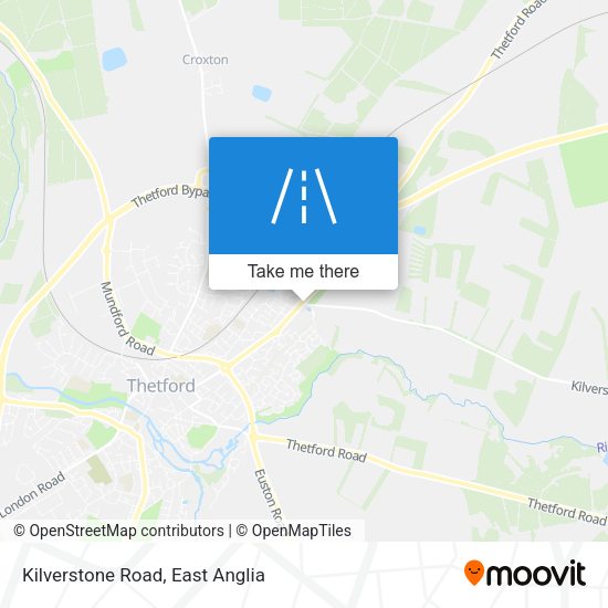 Kilverstone Road map