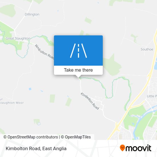 Kimbolton Road map